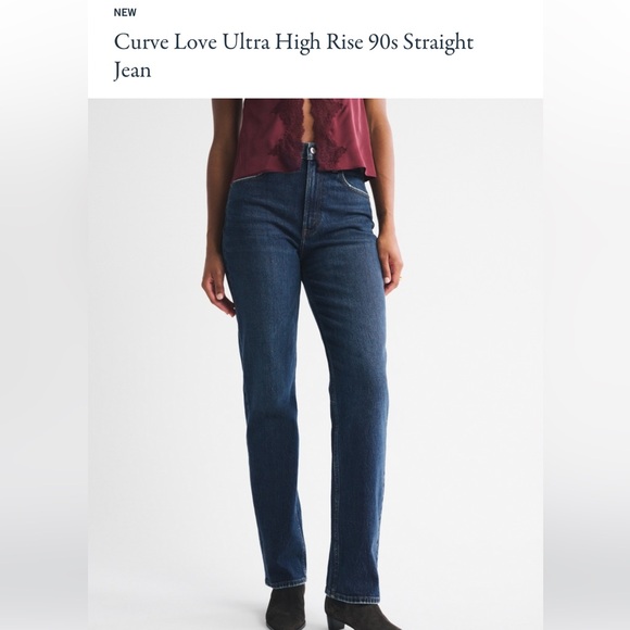 Abercrombie & Fitch Denim - Abercrombie Ultra High Rise Slim Straight Jeans